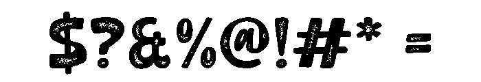 NoltonVintage-SansRough Font OTHER CHARS