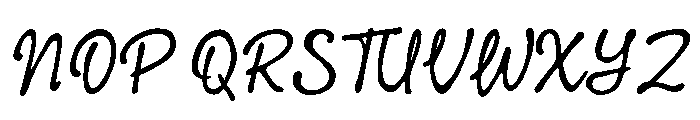 NoltonVintage-Script Font UPPERCASE