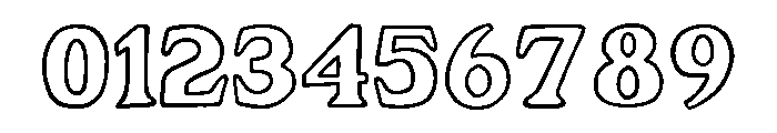 NoltonVintage-SerifOutline Font OTHER CHARS