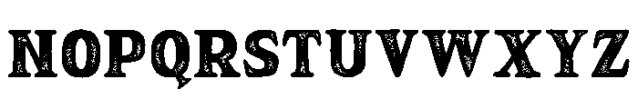 NoltonVintage-SerifRough Font UPPERCASE