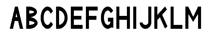 Noma Drift Regular Font UPPERCASE