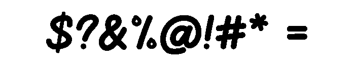 Nomad Type Font OTHER CHARS