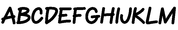 Nomad Type Font UPPERCASE