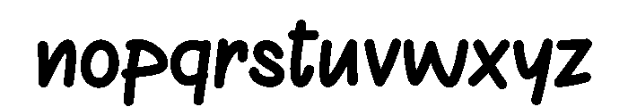 Nomad Type Font LOWERCASE