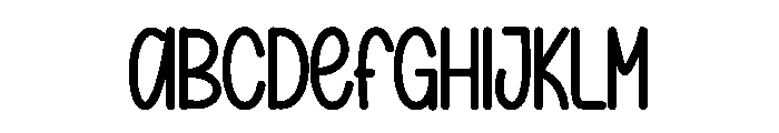 Nomelia Font UPPERCASE