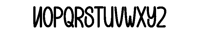 Nomelia Font LOWERCASE