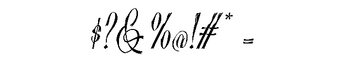 Nomgrave Italic Font OTHER CHARS