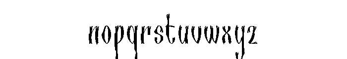 Nomgrave Regular Font LOWERCASE