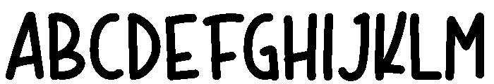 Nongkrong Font UPPERCASE