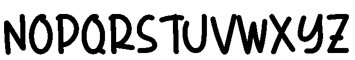 Nongkrong Font UPPERCASE