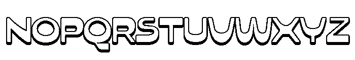 Noods Soup Extrude Font UPPERCASE
