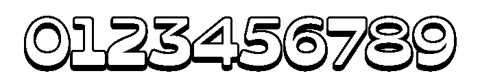 NoodsSoup-Extrude Font OTHER CHARS