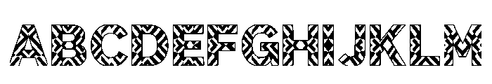 Noons Regular Font UPPERCASE