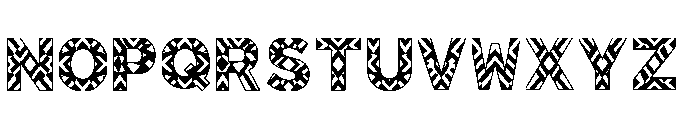 Noons Regular Font UPPERCASE