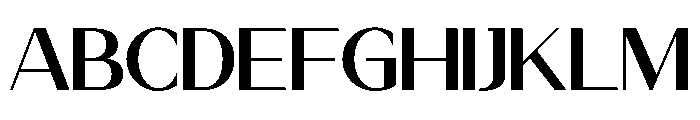 Nordica Regular Font UPPERCASE