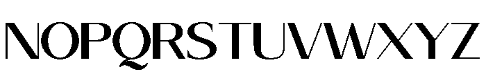 Nordica Regular Font UPPERCASE