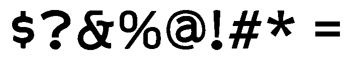 Norelia Daily Rough Sans Font OTHER CHARS