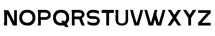 Norelia Daily Rough Sans Font LOWERCASE