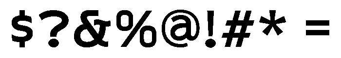 Norelia Daily Sans Font OTHER CHARS