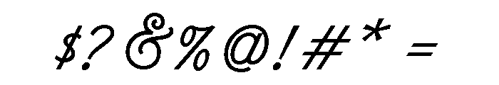 Norelia Daily Script Font OTHER CHARS