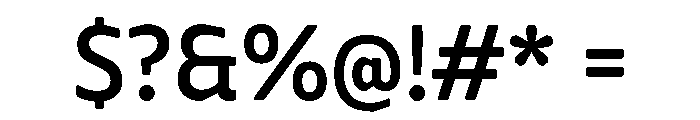 Norgiva Rounded Regular Font OTHER CHARS