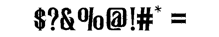 Norlack Font OTHER CHARS