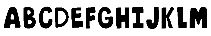 Normal Sunday Font UPPERCASE