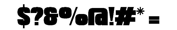 Norris Regular Font OTHER CHARS