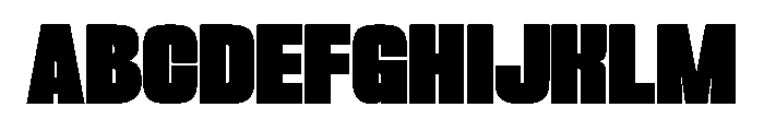 Norris Regular Font UPPERCASE