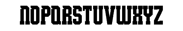 North Courage Regular Font LOWERCASE