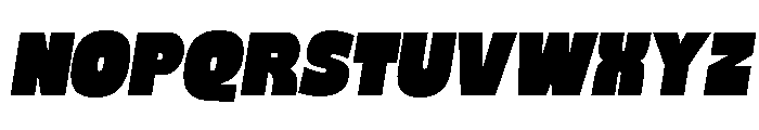 North Hype Italic Font UPPERCASE