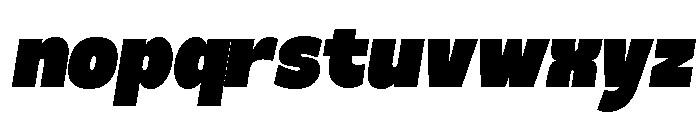 North Hype Italic Font LOWERCASE