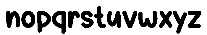North Shine Font LOWERCASE