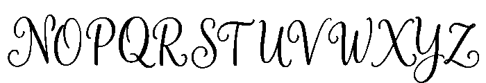 North_Star_Noel Font UPPERCASE