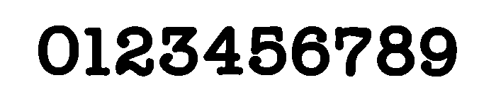 North Western Regular Font OTHER CHARS