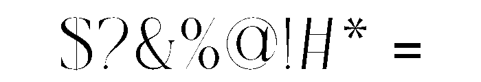Northen Glitch Font OTHER CHARS