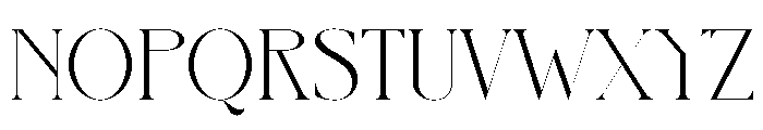 Northen Glitch Font UPPERCASE