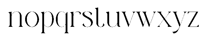Northen Glitch Font LOWERCASE