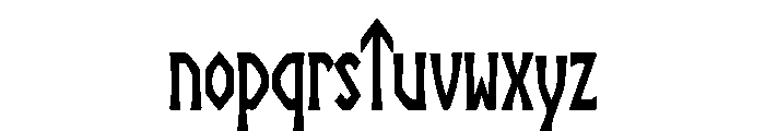 Northern Legacy Font LOWERCASE