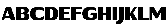 Northgen Font UPPERCASE