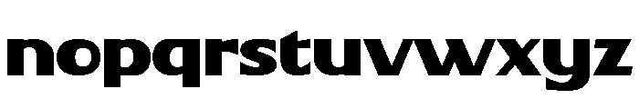 Northgen Font LOWERCASE
