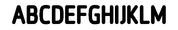 Northglue Font UPPERCASE