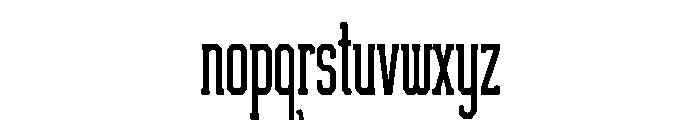Northline Athletic Font LOWERCASE