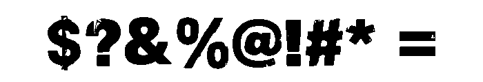 Northslash Regular Font OTHER CHARS