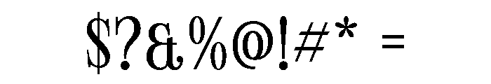 Norveil Fantasy Regular Font OTHER CHARS