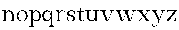 Norvele Regular Font LOWERCASE