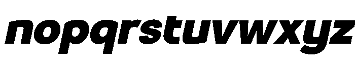 Norven Italic Font LOWERCASE