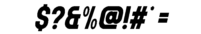 Norveza Black Italic Font OTHER CHARS