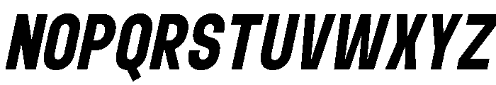 Norveza Black Italic Font UPPERCASE
