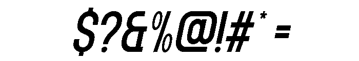 Norveza Bold Italic Font OTHER CHARS
